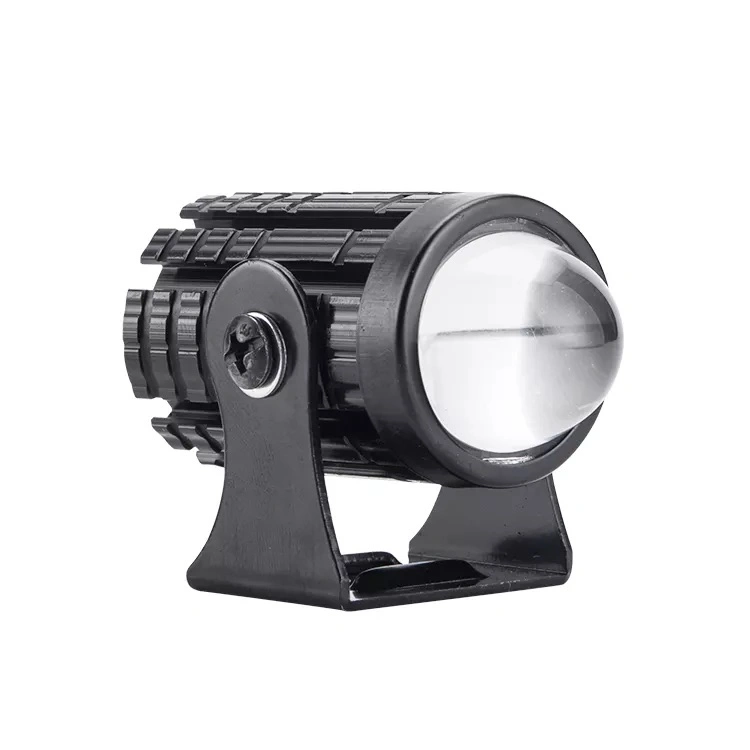 Couleur 12V double mini projecteur LED LED spotlight moto de la lumière de la conduite de l'objectif du projecteur antibrouillard