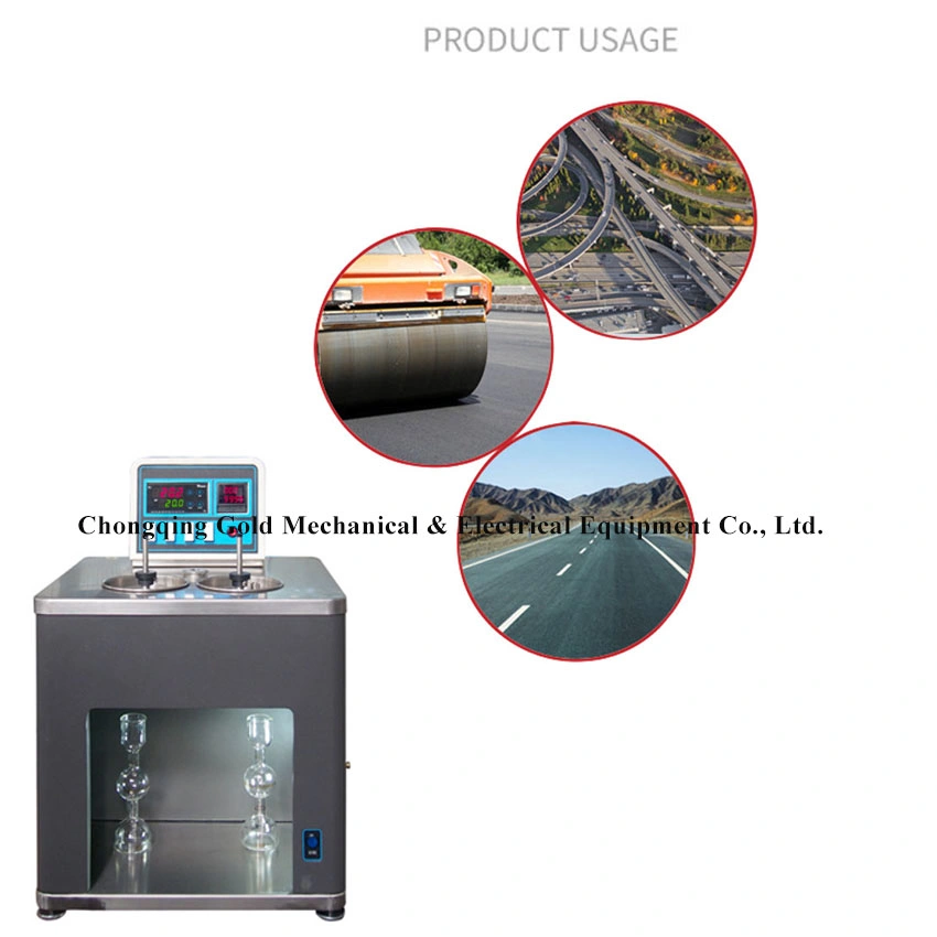 ASTM D1665 Asphalt Engler Viskositätsprüfer Engler Digitales Viskosimeter von Laborausrüstung