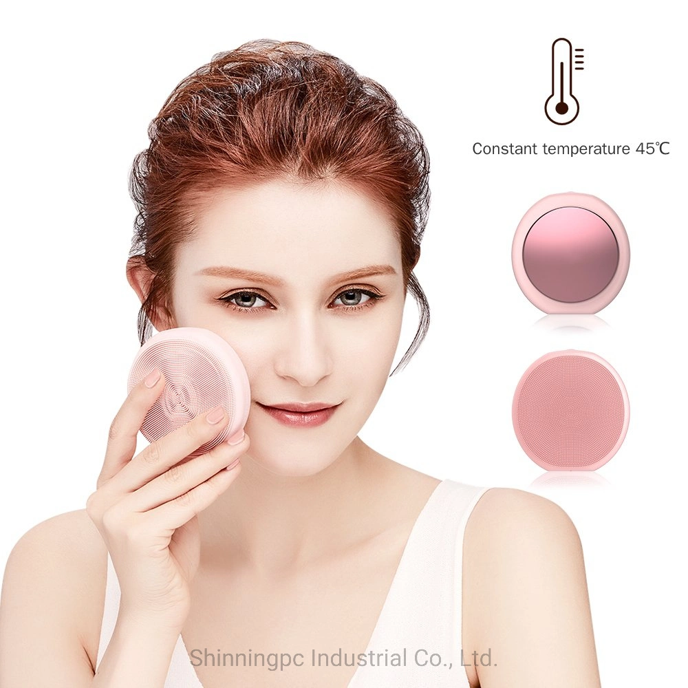 Best Sell Electric Silicone Facial Warm Sun Cleansing Device Instrument