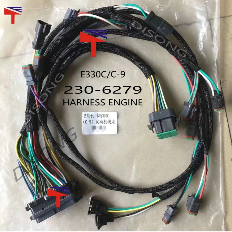 Excavator Electric Patrs Harness Engine E330c C9 Engine Wire Harness for 230-6279