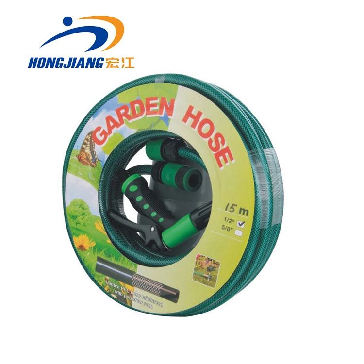 High Pressure PVC Non Toxic Fiber Strength Garden Water Hose 12mm 13mm 15 16 19 25mm