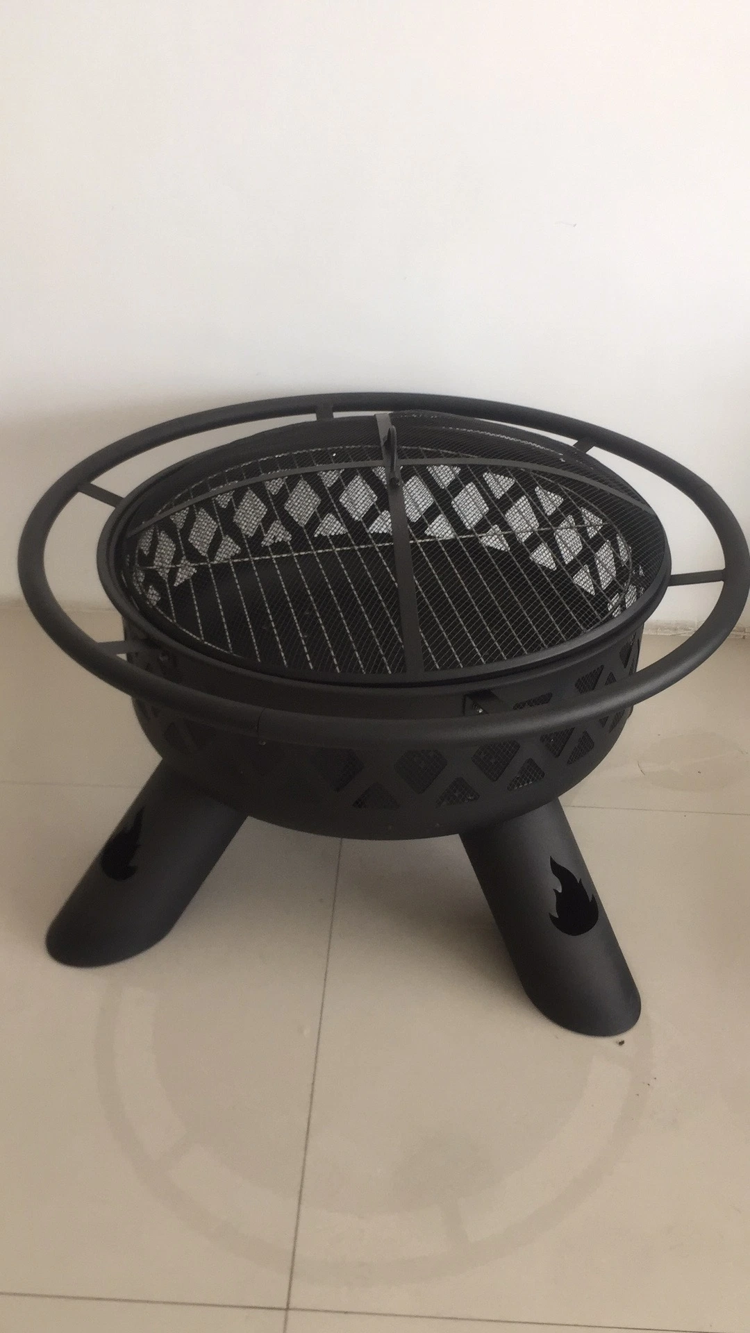 Outdoor Fire Ring Camping Fire Pit Durable Steel Fire Pit Ring