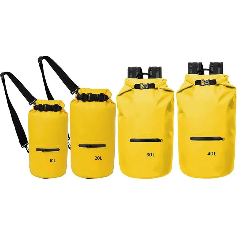 Factory Custom Size OEM Waterproof Dry Bag for Kayaking Beach Rafting Boating Hiking Camping