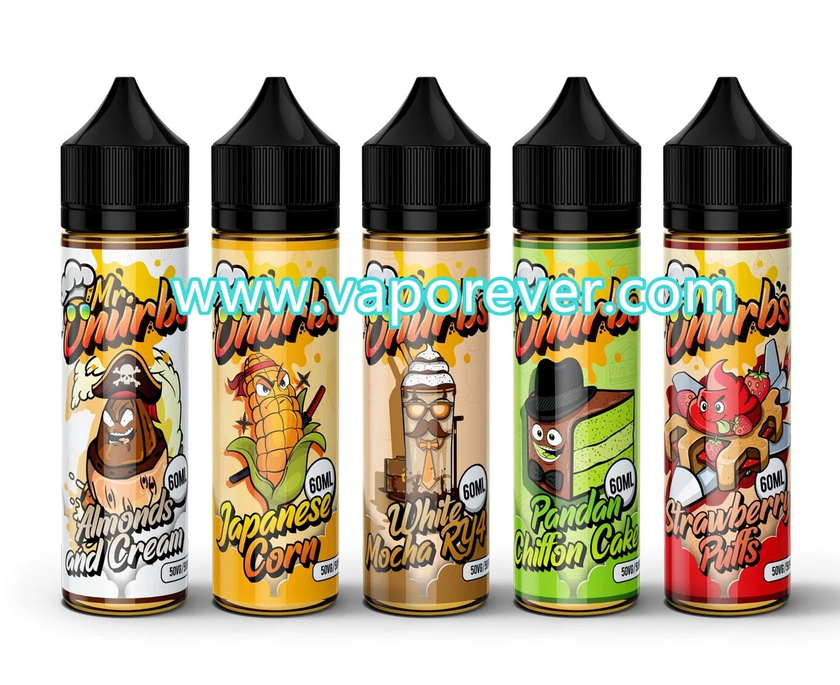 Jugo E-líquido de frutas VAPE para cigarrillos electrónicos 300 Puffs desechables Slim Vapementhol E-Liquid VAPE Juice nuevos productos al por mayor para Pod E Calificar Marca CIG