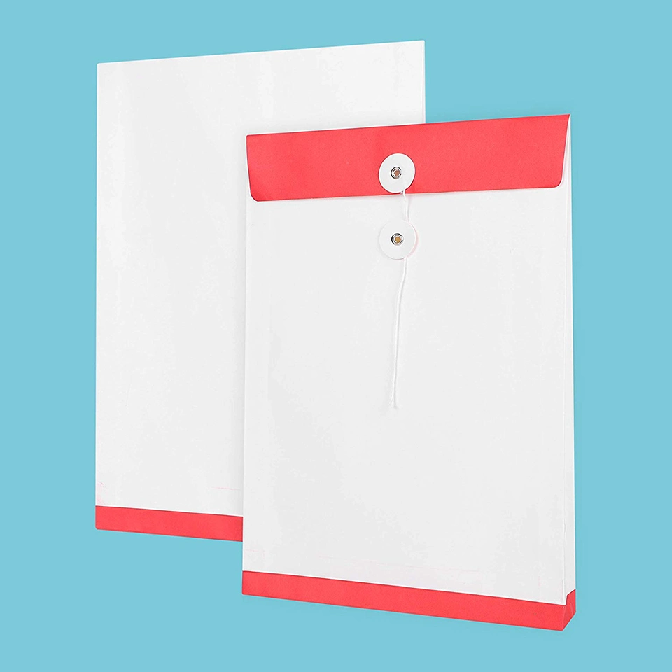 Wholesale/Supplier Kraft String File Folder Filing Envelope Project File Jacket Document Letter Organizer Expansion A4 Letter Size