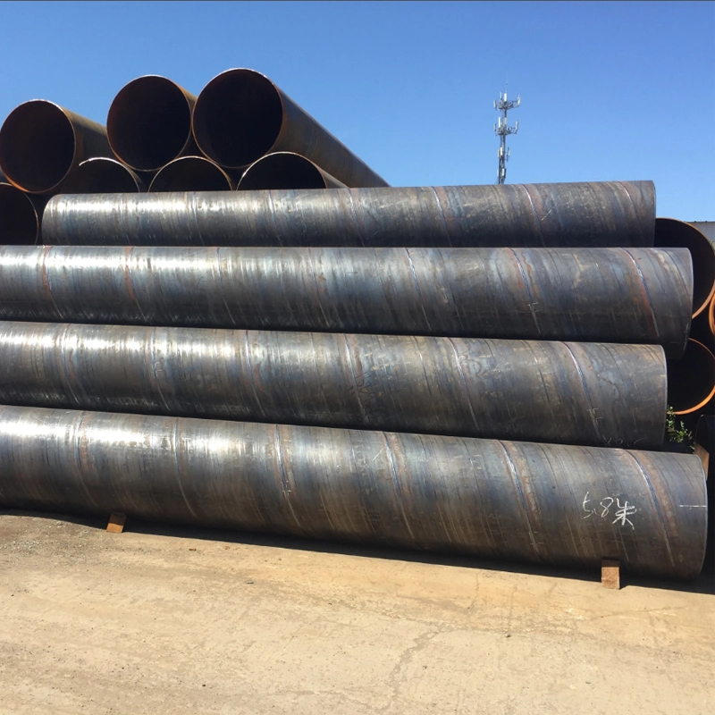 12m Large Diameter SSAW Steel Tube API Welded Carbon Spiral Steel Pipe