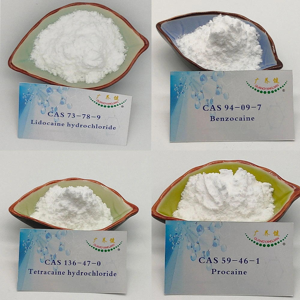 Raw Powder Procaine HCl Tetracaine HCl Benzocaine HCl Lidocaine HCl