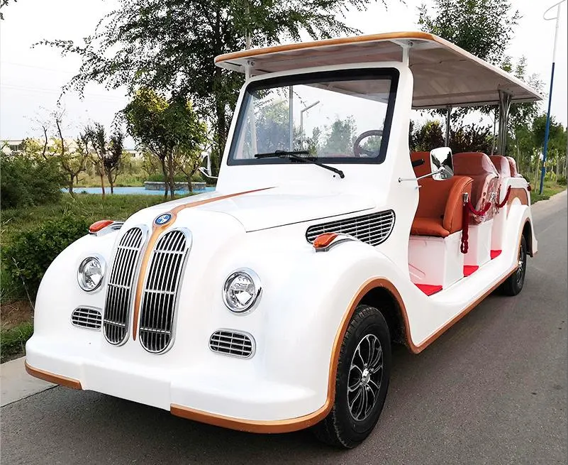 Electric Tourist Sightseeing Bus/ Electric Vintage Car with 12 Seats.