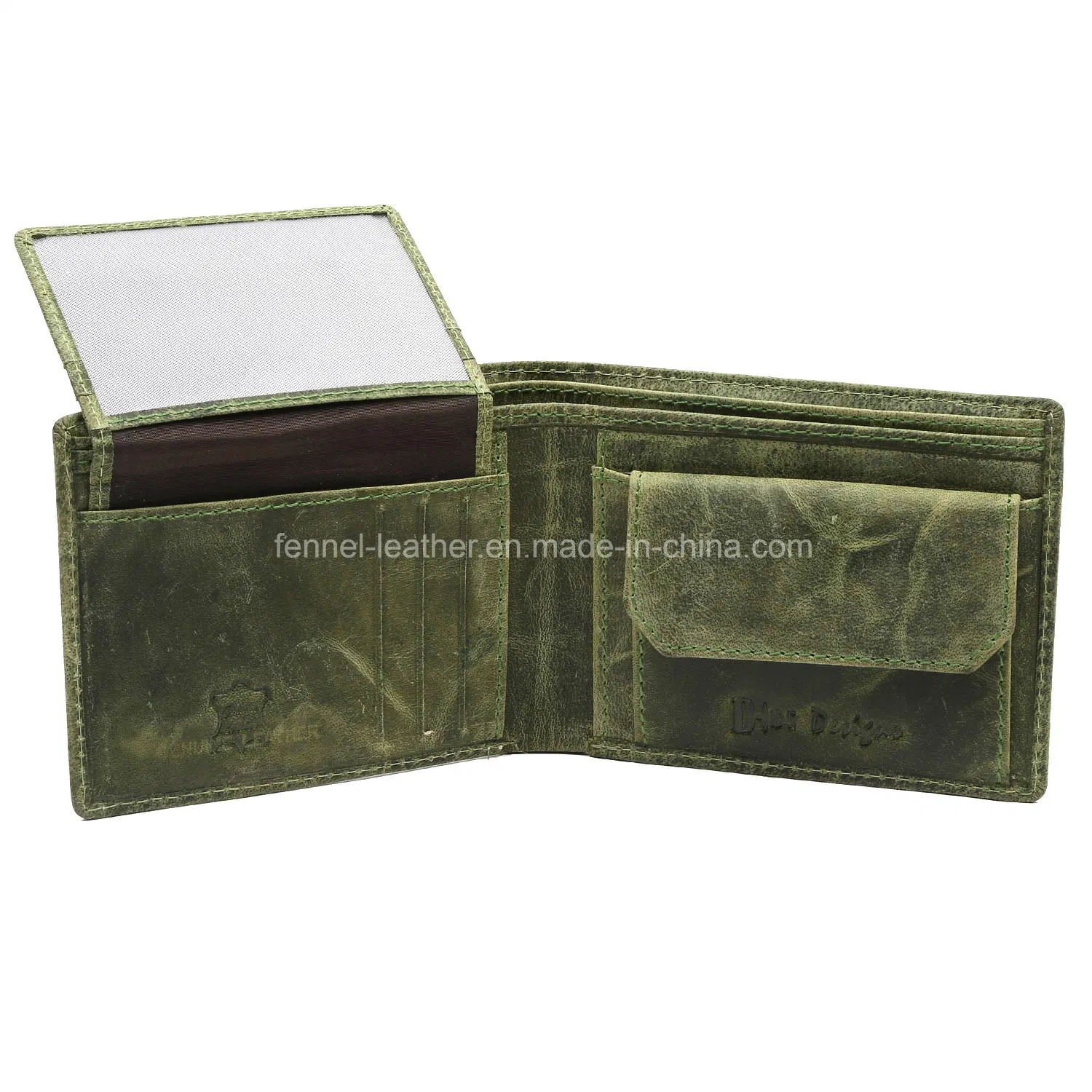 Hot Sell Man&prime; S Real Leather Wallet (EU4202)