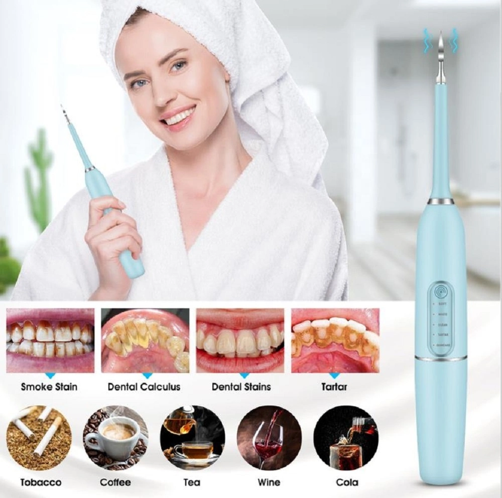 Home Air Woodpecker LED Sonic Handpiece Dental Electric Tooth Cleaner Removedor de placa dentária para cálculo dentário ultra-sónico