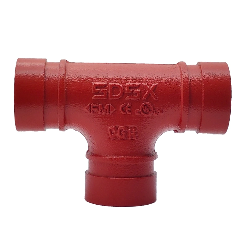 Sdsx Ductile Iron Grooved Fittings Couplings Tee FM, UL Fire Fighting