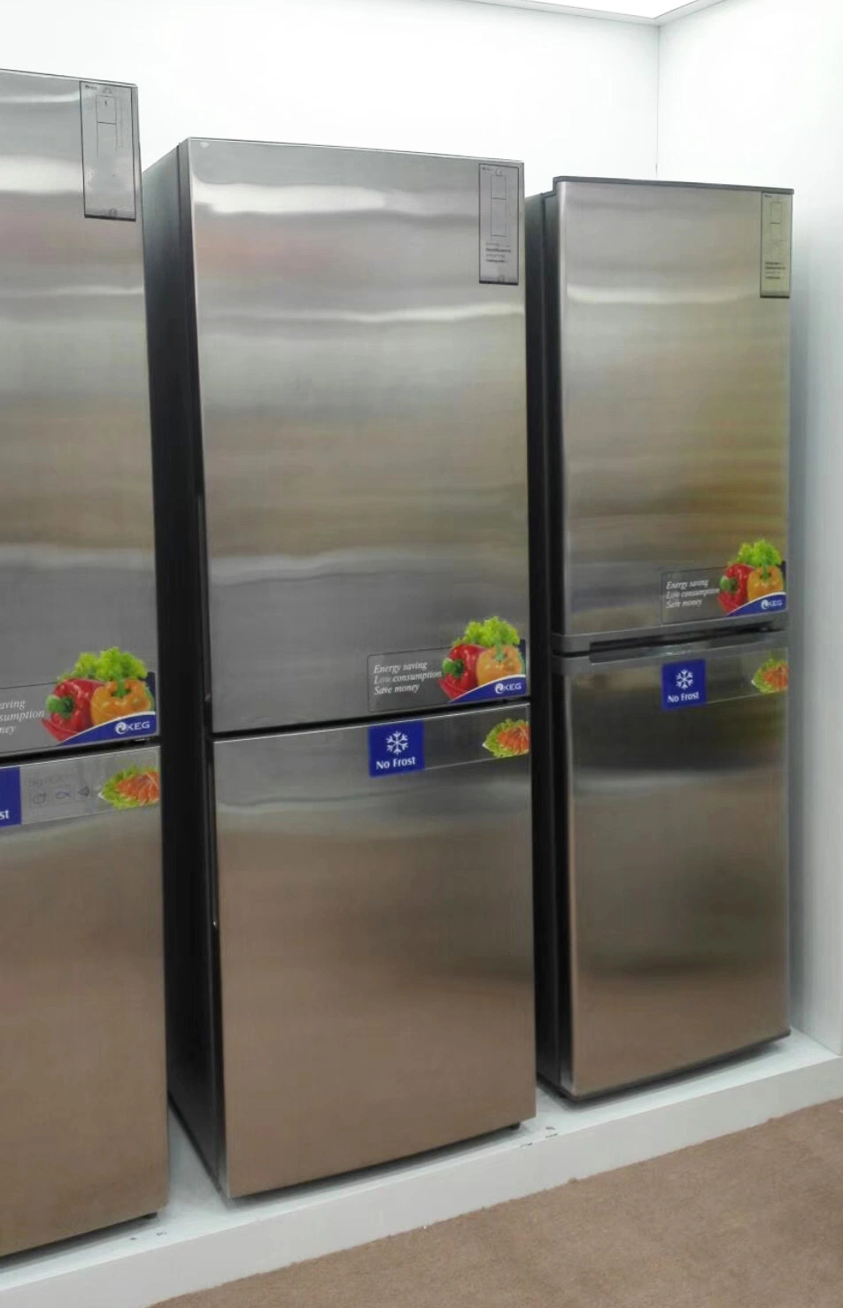 340L Electronic Control Frost Free Combi Refrigerator in Factory Price