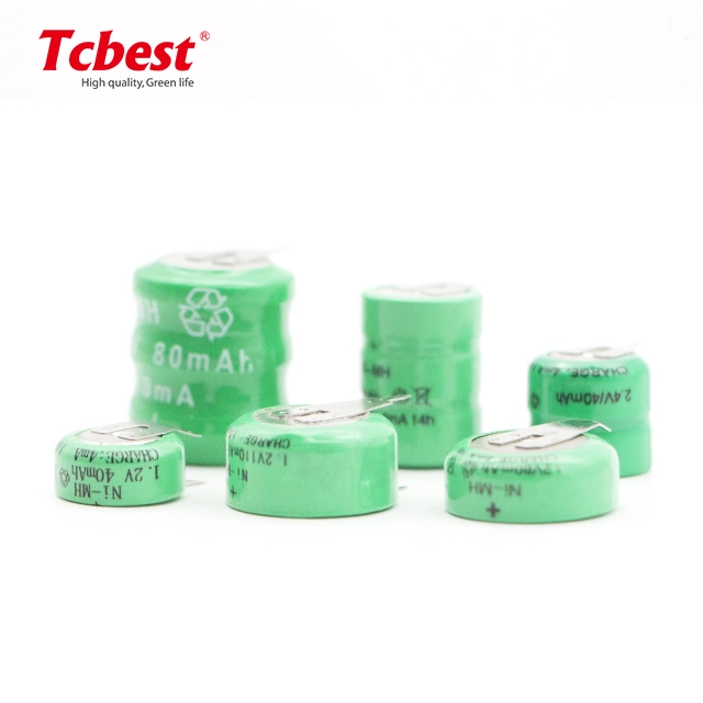 3.6V Ni-MH Button Cell Rechargeable Battery Pack