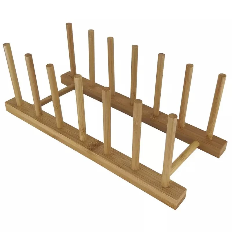 Kitchen Wooden Shelf Display Rack Wooden Bowl Rack Wooden Drain Rack