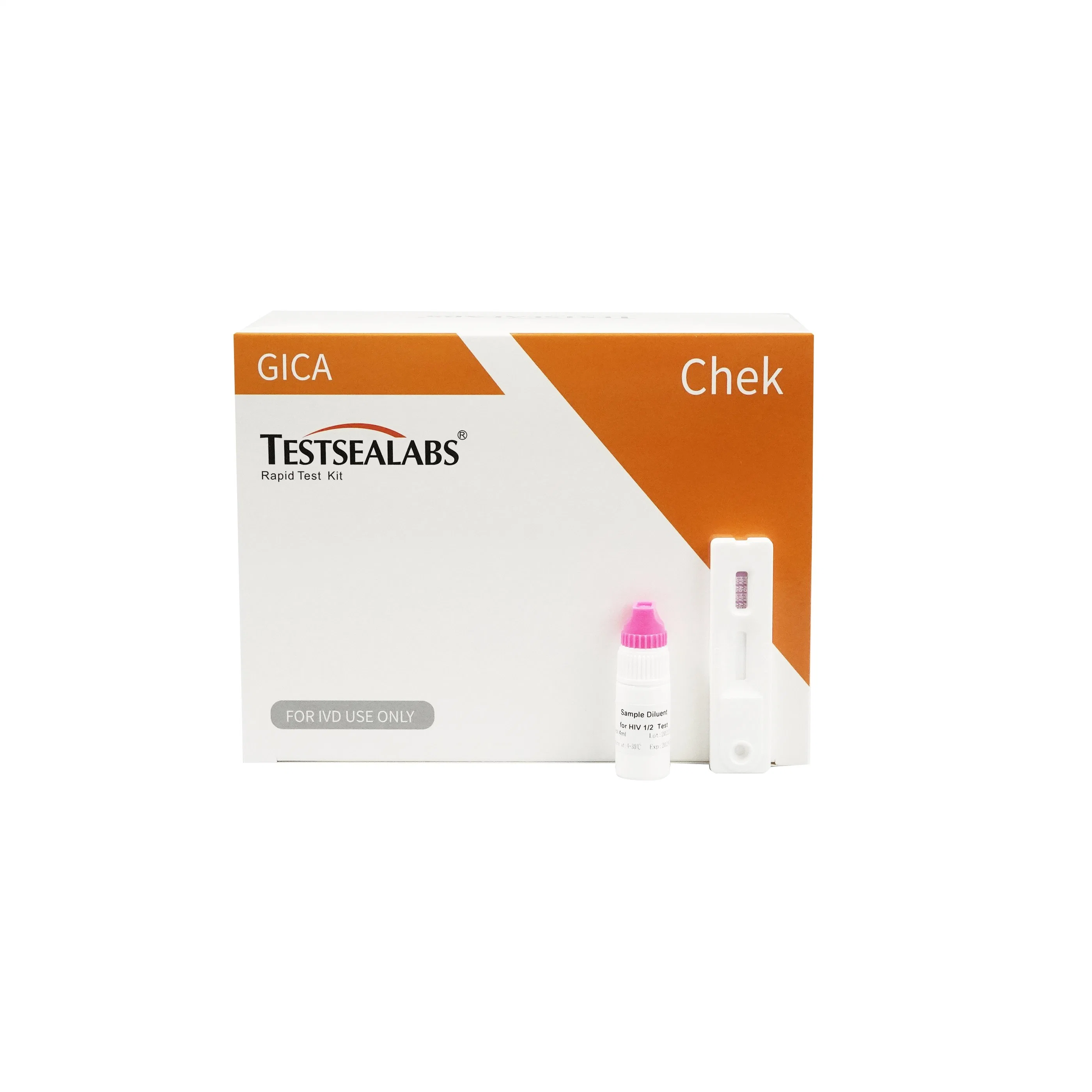 Manufacture Rapid Test Kit HIV 1+2 Tri-line Test