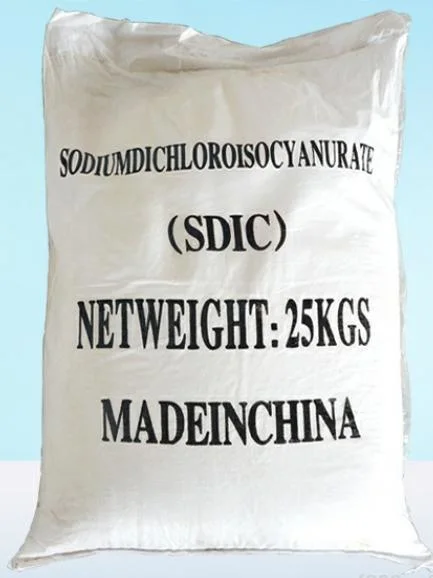 Precio a granel Productos químicos para el tratamiento del agua SDIC 60% dicloroisocianurato de sodio 8-30 Malla granular/tableta