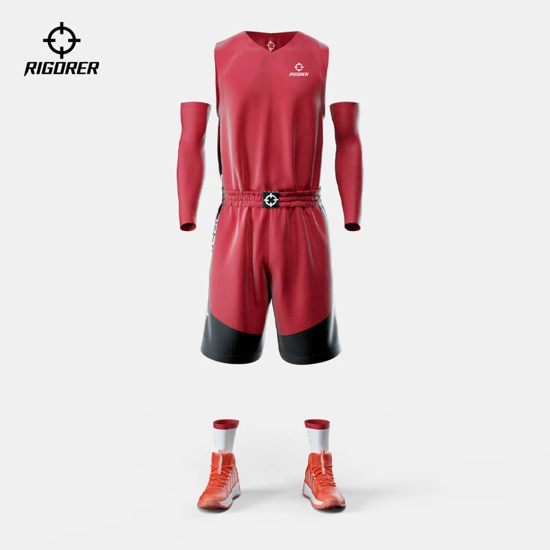 Rigorer Basketball Uniform Sports Wear Jogging Light Weight Men's Polyester Fabric