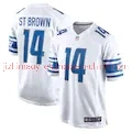 Wholesale/Supplier 2022 Men's Detroit-Lions Jamaal Williams Ni-Ke White Player Game Jersey Football Shirt