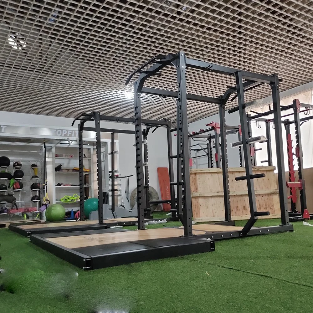 Máquina de gimnasio comercial alimentación sentadilla multifunción Rack formación tirón duro Equipo de Gimnasia