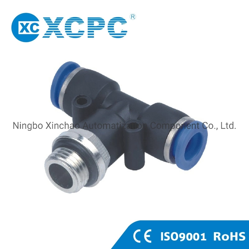 Xcpc Pneumatic Manufacturer China OEM Supplier BSPP Thread Nse Speed Controller Plastic Push-in Pneumatic Fittings