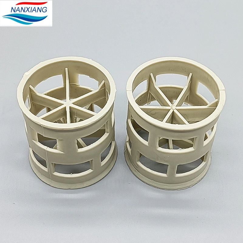 Embalagem aleatória PVC PTFE PVDF polipropileno PP embalagem plástica Pall Anel