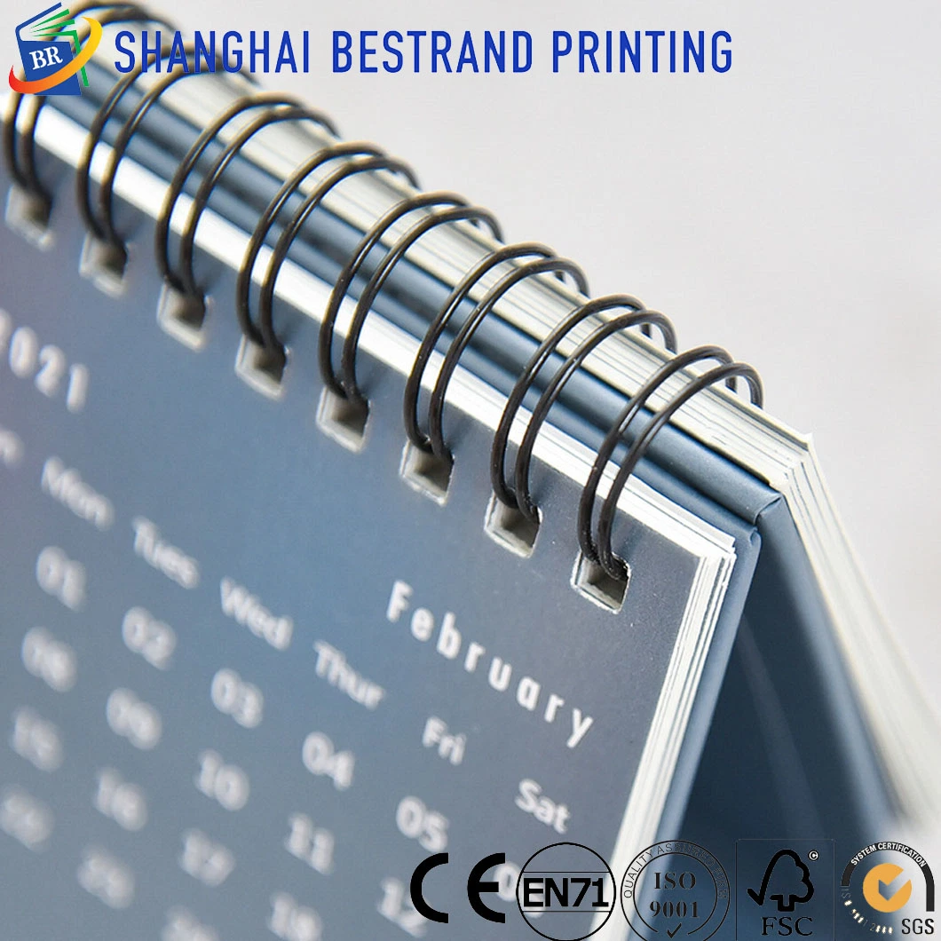 High quality/High cost performance  Calendar Printing with Shape