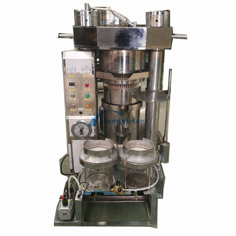 Newest Large Capacity Cold Press Cocoa Butter Hydraulic Oil Presser Hydraulic Sesame Oil Press Machine