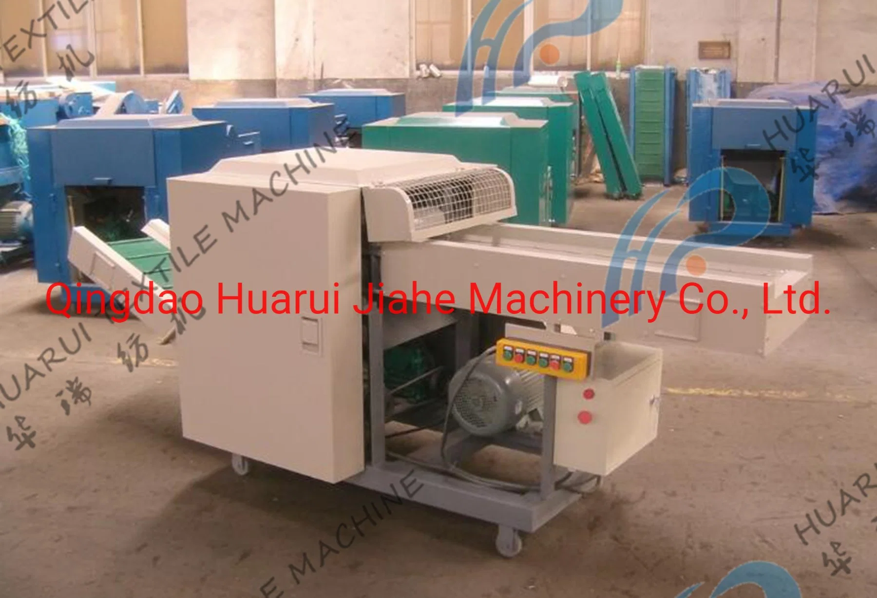 Collecting Second Hand Cloths, Recycle Machinery for All Type Cotton, Polyester, 100% Viscos Recycle, Wool, Spandex, and Reuse Them 3 Roller Finishing Machine