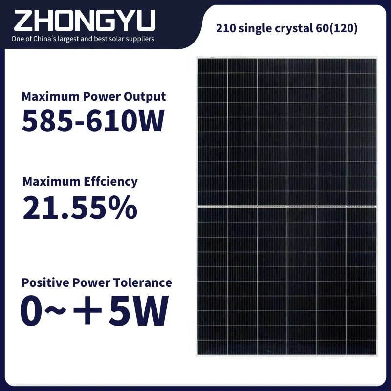 Grossista Painel Solar de 550W Energia renovável grelha ligada fotovoltaica Geração de painéis solares de silicone Monocristalino do módulo PV