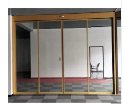 Cheap Price Aluminium Automatic Sensor Sliding Glass Main Gate for Schools/Retirement Homes/Independent Living Centers/Airports/Villas/Building/Hotel