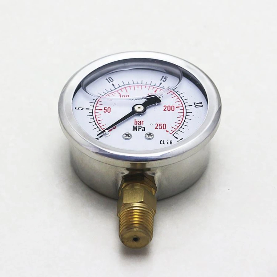 Stainless Steel Hydraulic Safe Gauge Pressure Gauge