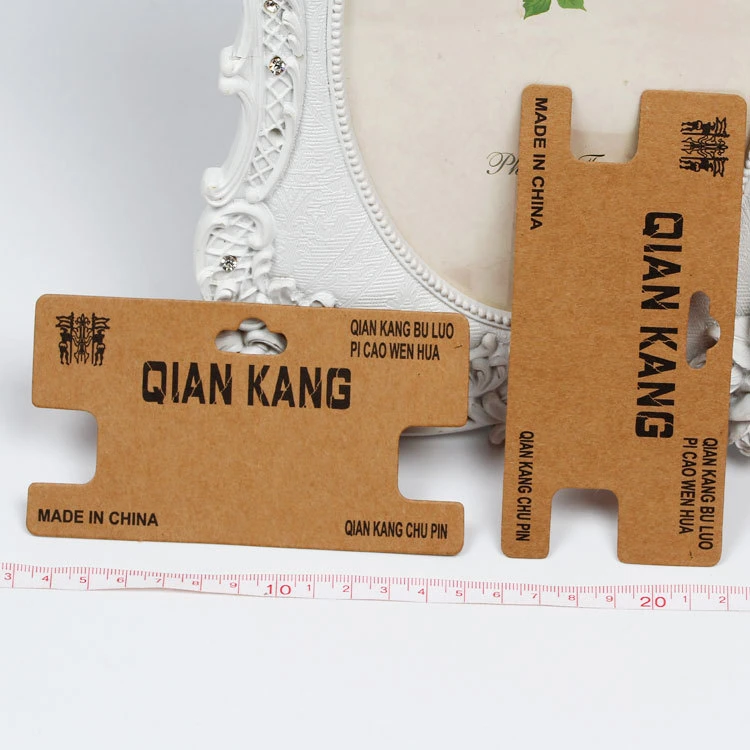 Custom Brand Coated Paper Packaging Pack Tag Display Header Folding Hanging Card for Sock