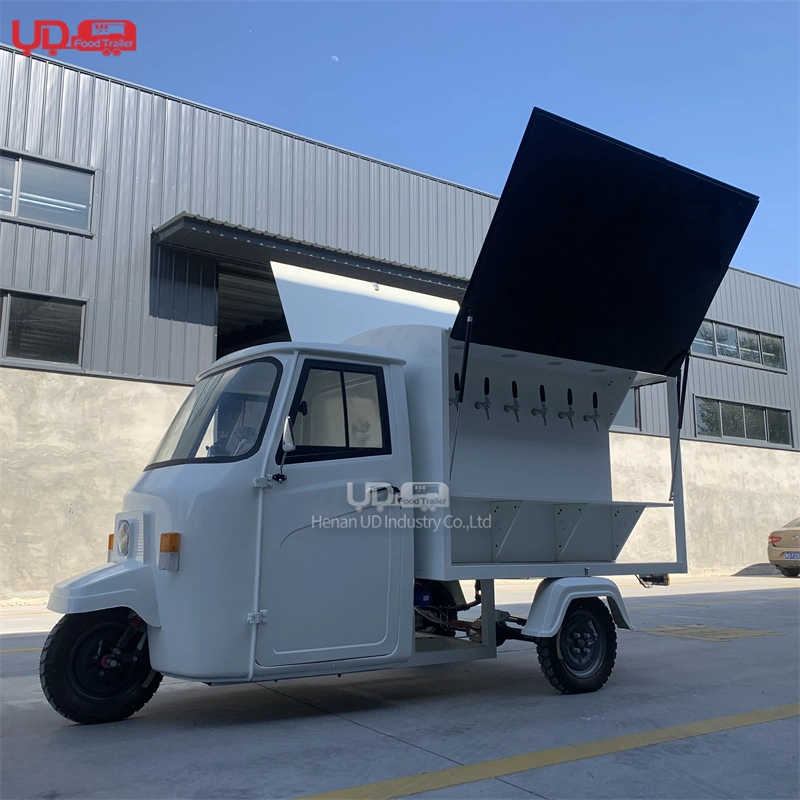 UD Custom Piaggio Ape Truck Electric Tricycle Kitchen Concession Buy Mini Mobile Bar Station Cocktail Van For Sale