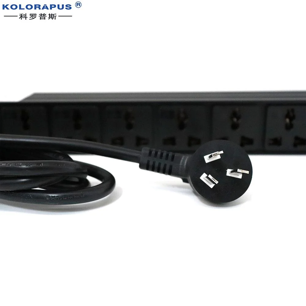 Outlet Metal Power Strip 1u Rack Mount Power Strip for Network Server Racks