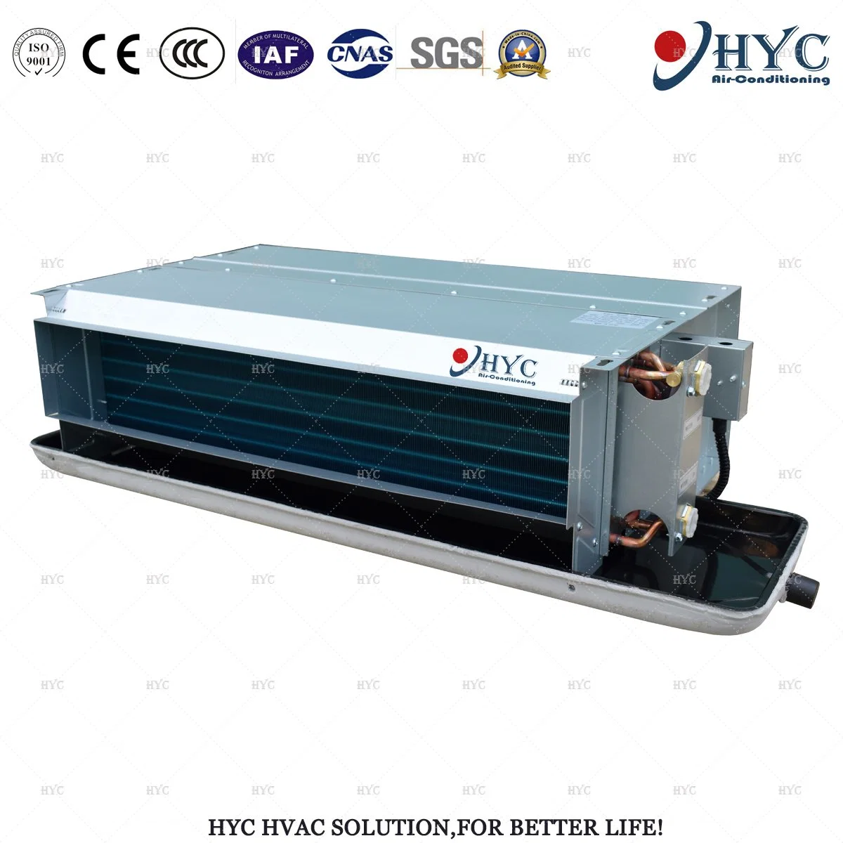 Commercial Horizontal DC Motor Duct Fan Coil Unit