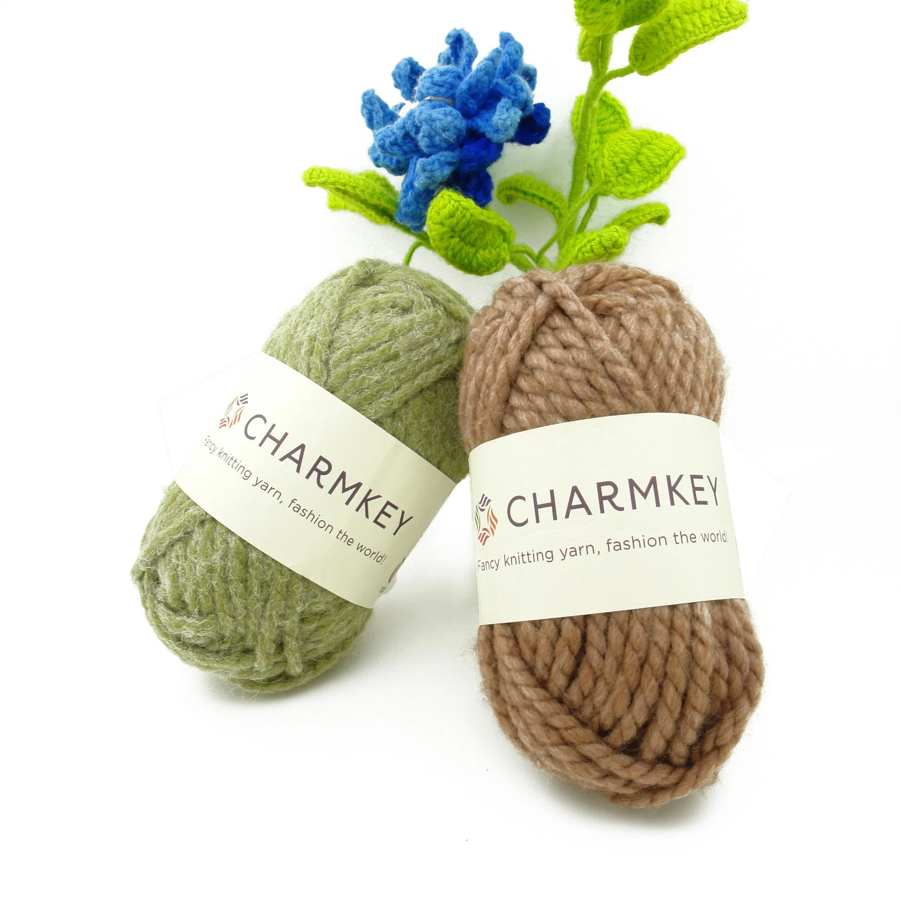 Charmkey Hot Sale Blended Yarn 70% Acrylic 30%Wool for Hand Knitting Sweaters