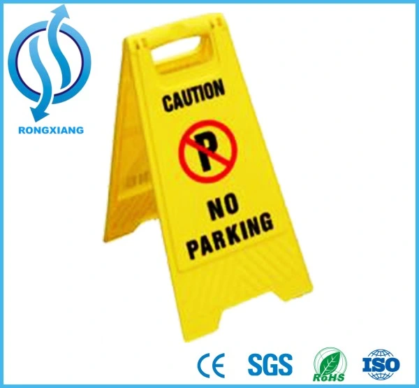 Plastic A Shape Printable Traffic Warning Floor Sign