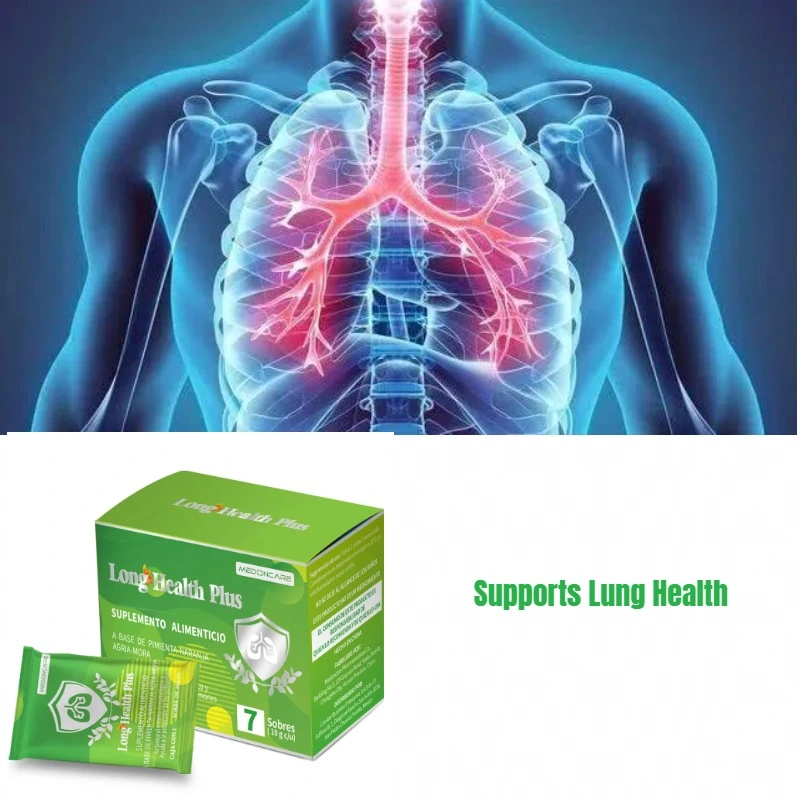 Medoncare Lung Health Support Herbal Supplements with Customized Formula and Package