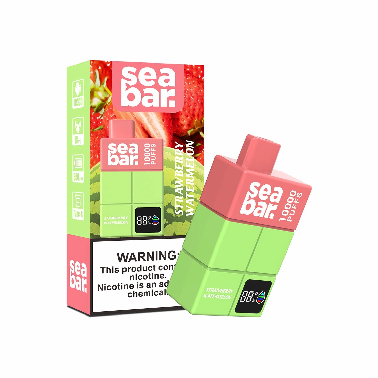 Original Seabar 6000/7000/10000 Puffs Disposable/Chargeable Wholesale/Supplier I Vape Alibaba Puff Distributors 2% 5% Nicotine LED Display Screen Disposable/Chargeable Vape 10K Puffs