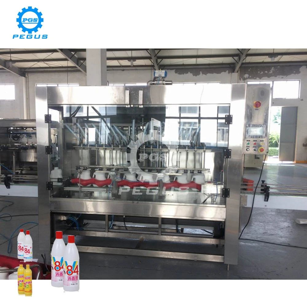 L'alcool automatique Hand Sanitizer Liquor vinaigre Machine de remplissage de liquide pour l'industrie chimique avec le plafonnement de l'équipement d'étiquetage