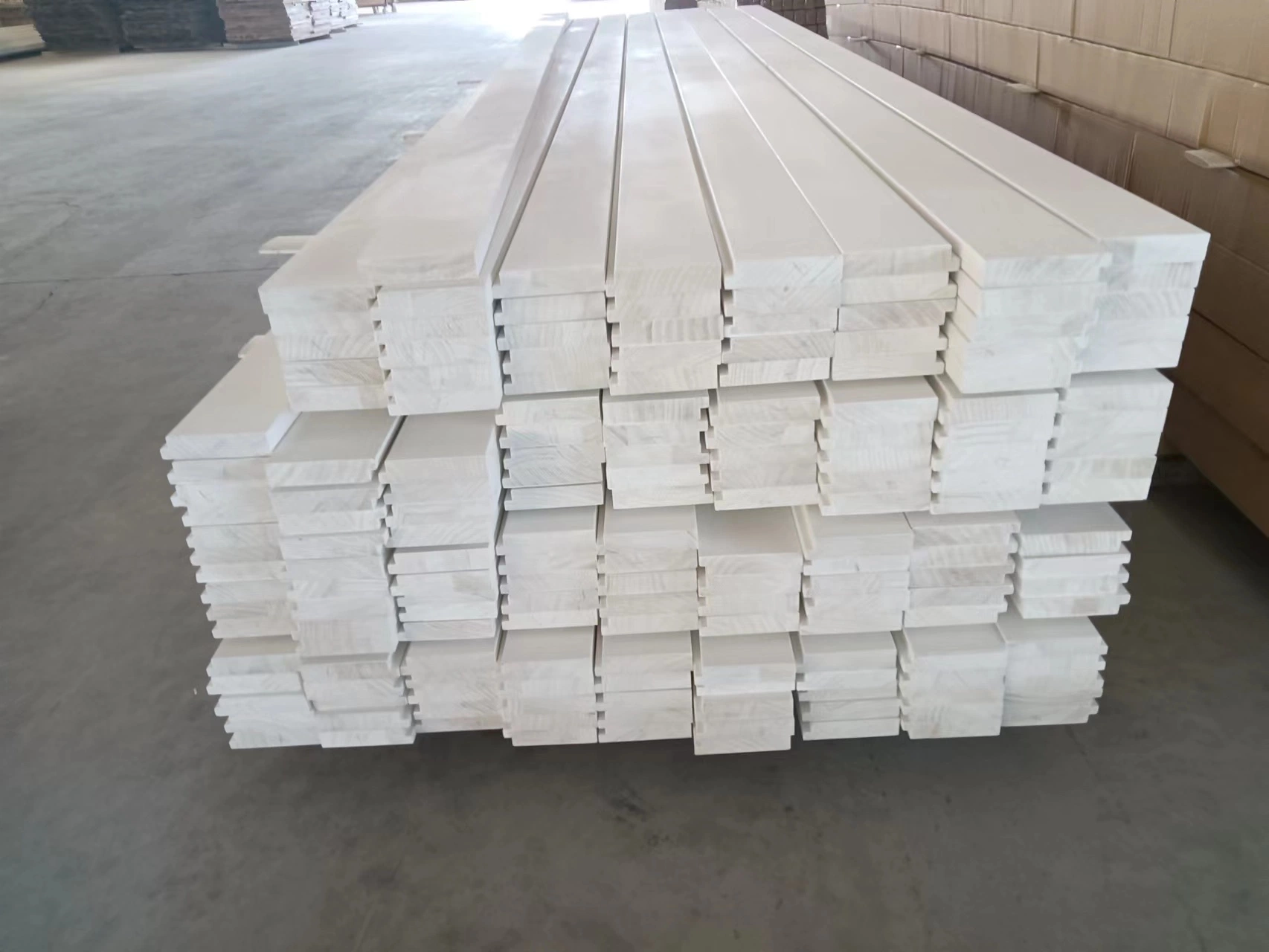 Primed Wood Moulding Flat Board Door Frame