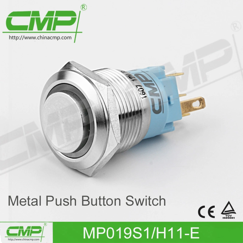 CMP Anti-Vandal Push Button (19mm, CE, TUV)