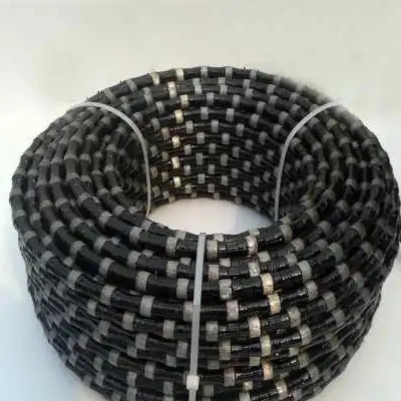 Top Ranking Concrete Rubber Spring Diamond Wire Saw Sintered Beads Cutting Metal Wall