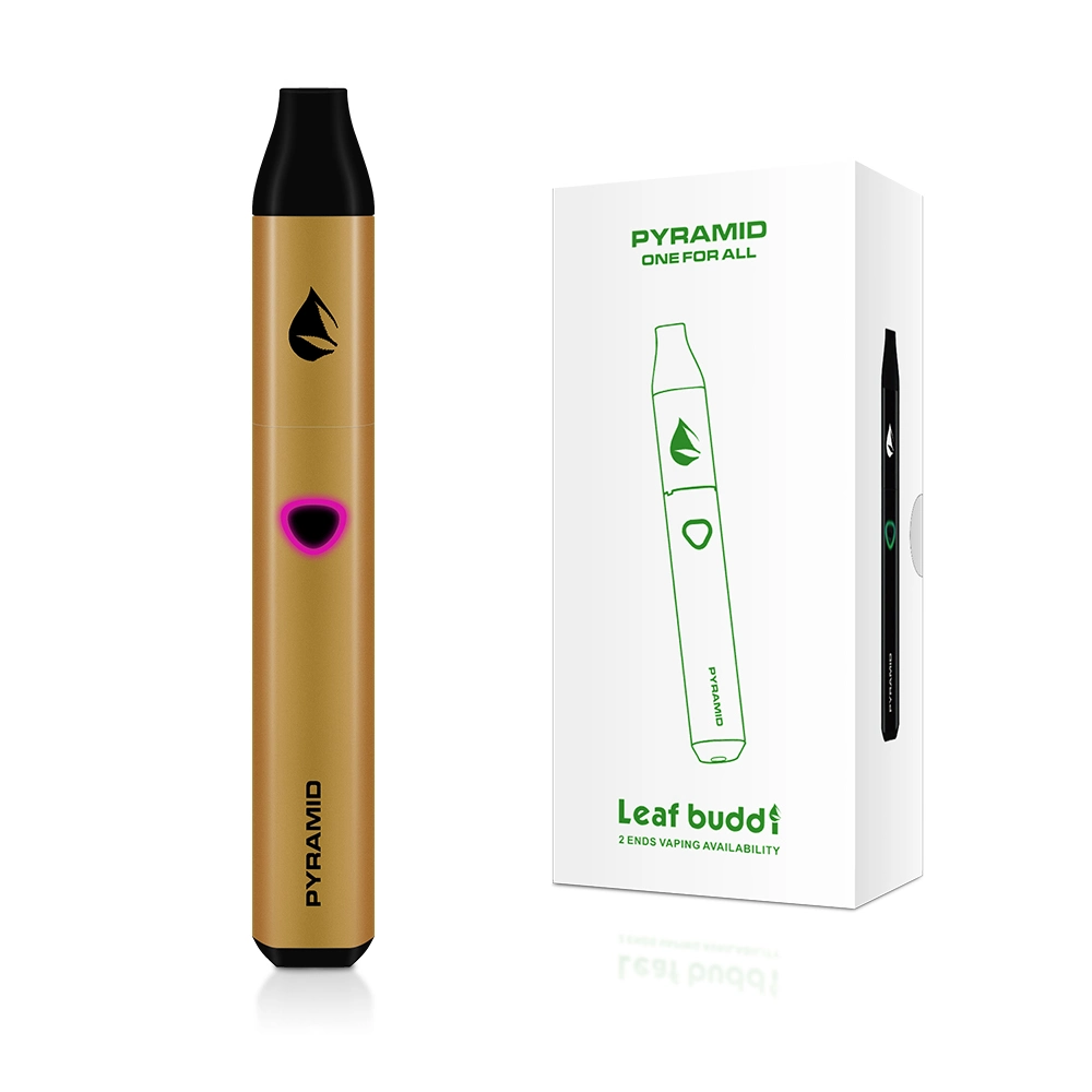 Cire DAB l'atomizer Vape cartouche céramique Leaf pyramide Buddi 3 en 1 Kit vaporisateur de cire Pen