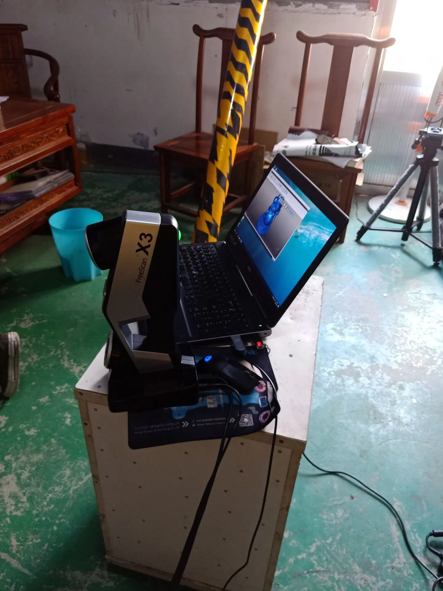 Escáner portátil láser 3D para la máquina CNC con un amplio ámbito de análisis