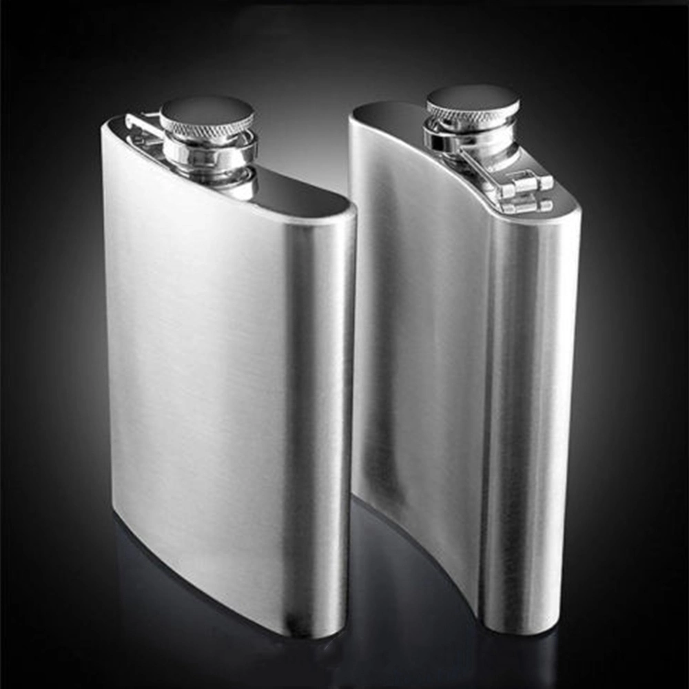 6oz Wholesale/Supplier Custom Logo Leak Proof Mini Wine Travel Beer Flask Stainless Steel Hip Flask Liquar Flask