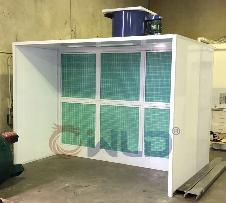 Wld-of Open Face Booth Portable Spray Booth Small Paint Booth Mini Painting Booth Preparation Station Dust Free Open Face Spray Booth Industrial Open Face