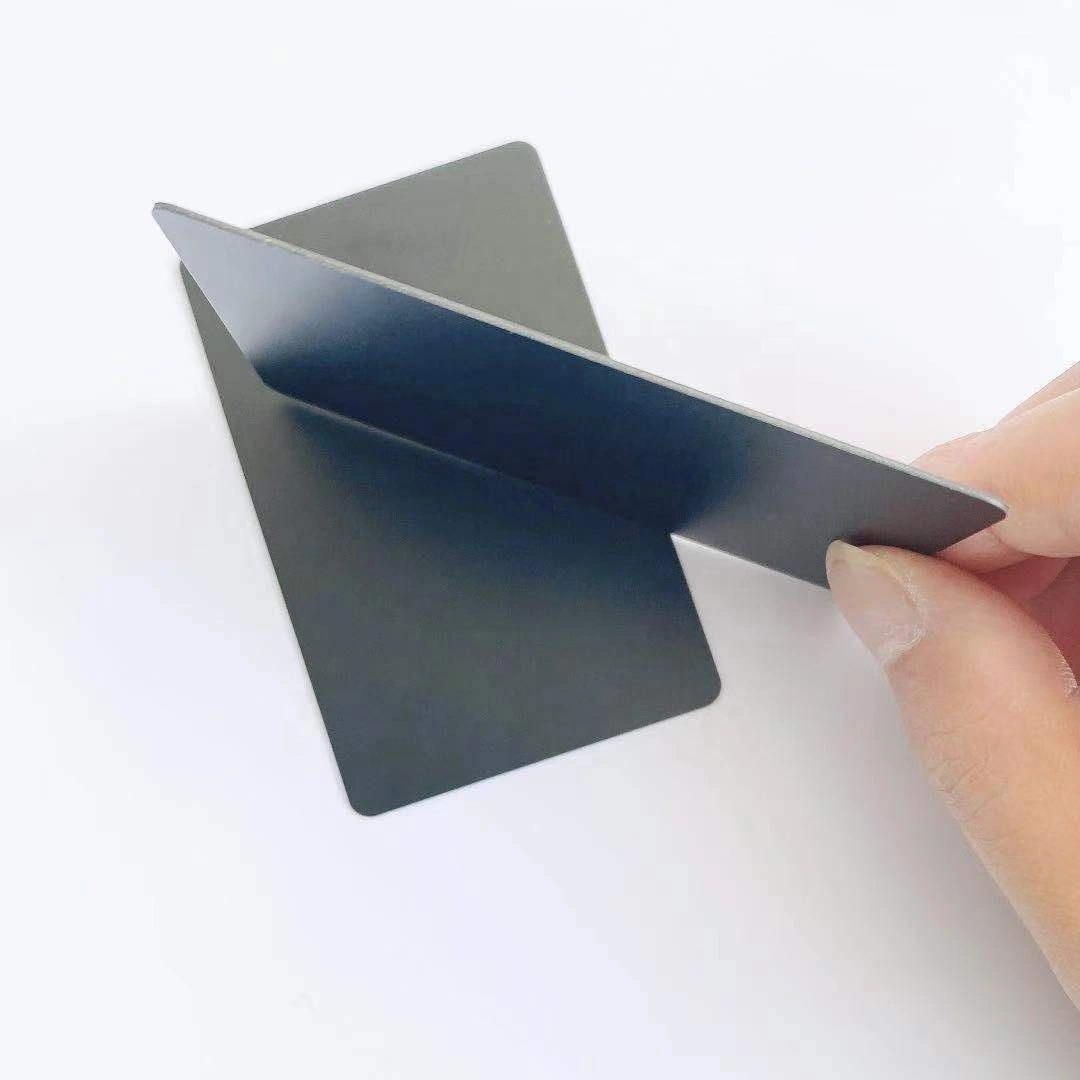 2023 Popular Color Black Blank PVC Card for Business/Gift/Access Control Card