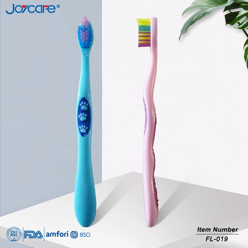 Travel/Hotel/Household Kids Children Tooth Brush 3D Label Printing Soft Bristles Toothbrush