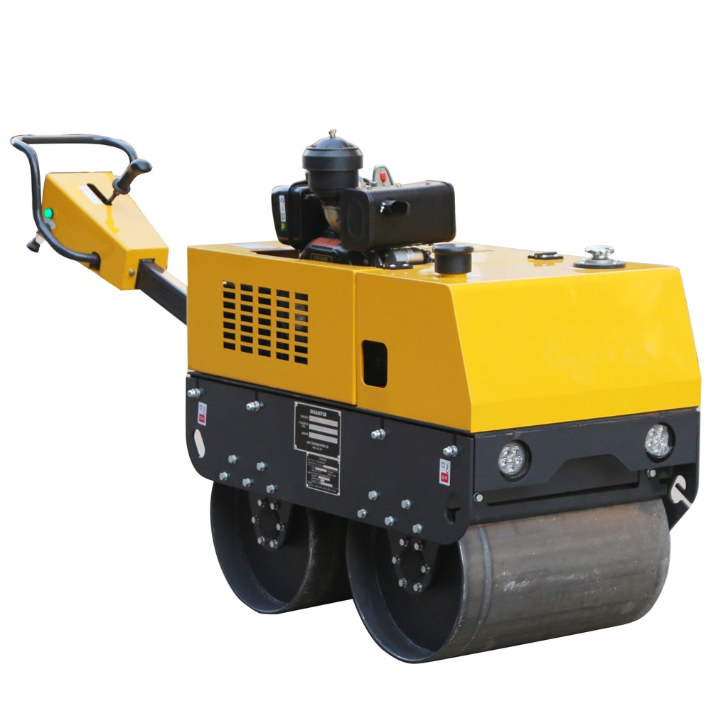 Hand Operated Compactor Mini Road Roller Small Single Drum Roller